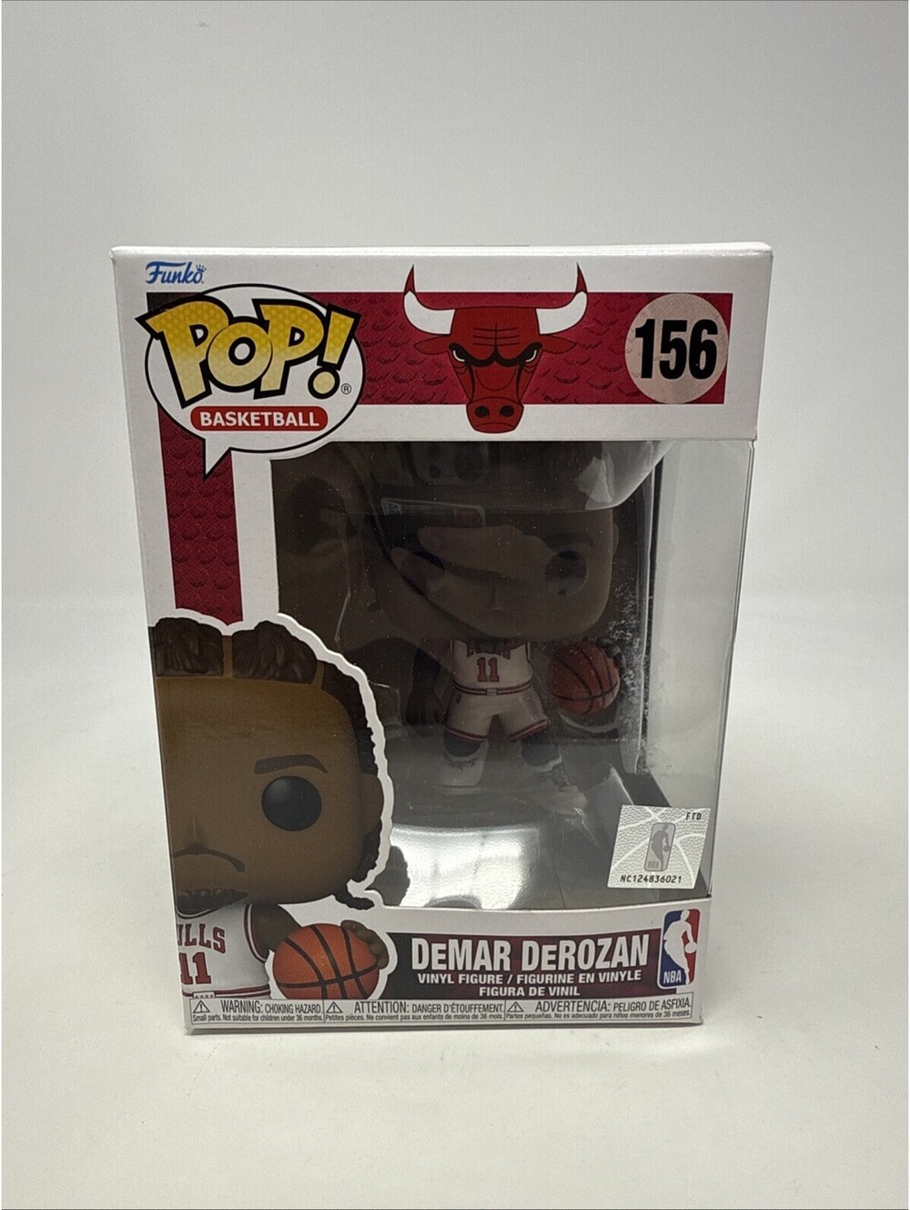 NEW Funko Pop! Basketball Chicago Bulls DeMar DeRozan Vinyl Figurine #156